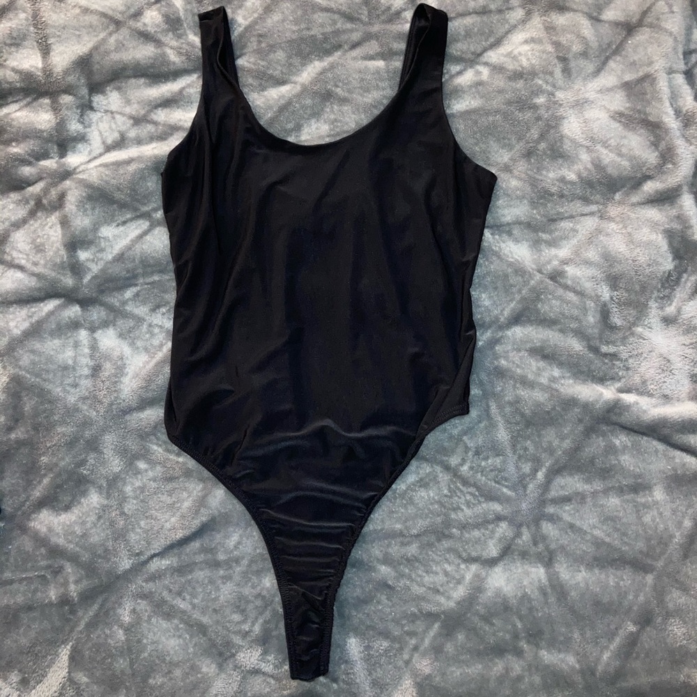 black bodysuit